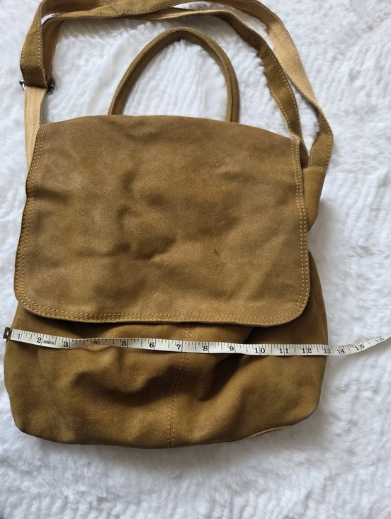 We The Free Suede Crossbody Bag in Chestnut - Picture 7 of 13